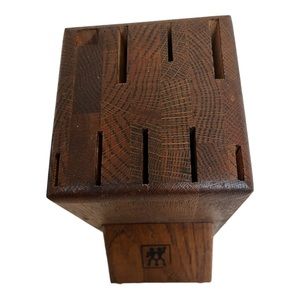 Zwilling JA Henkels 9 Slot Wooden Kitchen Knife Block
